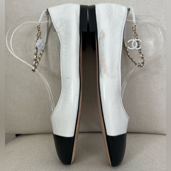 Chanel White Ballerina Flats - Picture 9 of 16